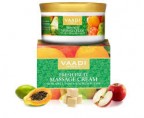 Vaadi Herbal Fresh Fruit Massage Cream with Apple, Orange, Papaya & Kokum Butter 150 gm